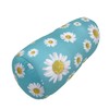 Bookishbunny Microbead Cylinder Bolster Roll Pillow 13" x 7" (TealDaisy)