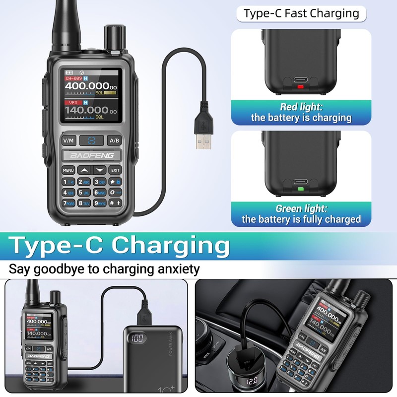 Baofeng Radio UV-5R Mini Ham Radio Long Range Handheld Two