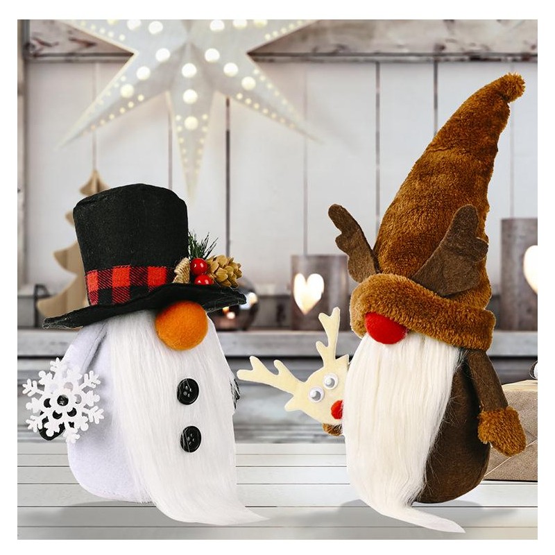 3 Pcs Christmas Gnomes Plush Doll Swedish Gnomes Christmas Decorations
