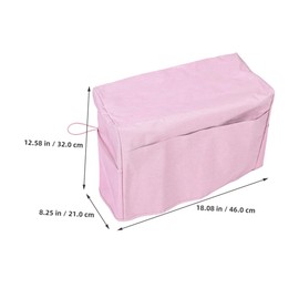 Operitacx 2pcs Foldable Sewing Machine Cover with Protective Sleeve and Storage Pockets Durable Dustproof Guard for Home Sewing Machines with Handle Organizer