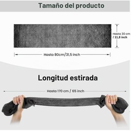 Esponja de Red Africana Auténtica y Exfoliante Corporal de 170 cm