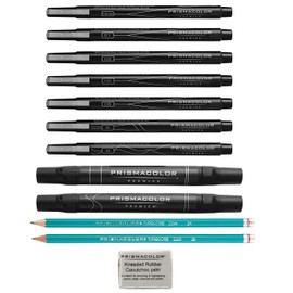 Prismacolor Premier Advanced Hand Lettering Set With Illustration Markers Art Pens Pencils Eraser And Tips Pamphlet Adult Coloring 13 Count