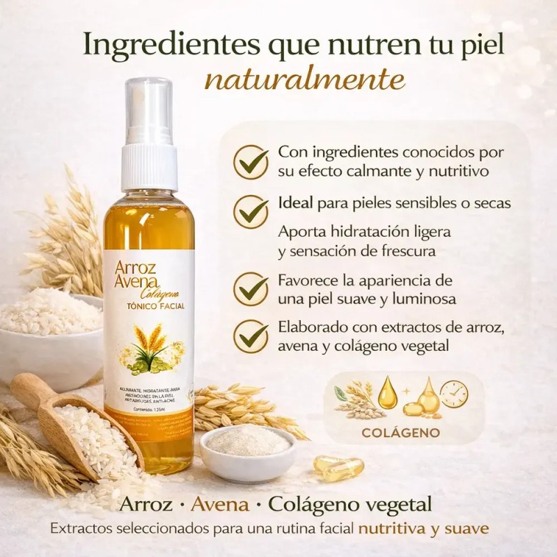 Crema Rosita Tónico De Arroz Jabón Arroz Y Bicarbonato
