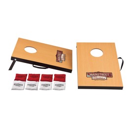 Mainstreet Classics Micro Bean Bag Toss: Travel Sized, (16" x 10.5" Boards) Mini Cornhole Game Set