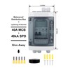 2 String PV Combiner Box IP65 Solar Disconnect Switch with