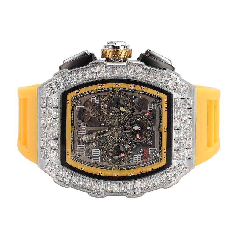 Men Mechanical Watch 30M Waterproof Dial Hollow Automatic Mechanical Wrist