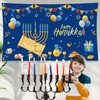 Happy Hanukkah Banner Hanukkah Party Background Decoration 180 * 110cm