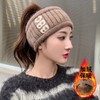 Factory Direct Korean Style Brushed Knit Winter Wool Sports Headband Bin A Non-Brushed Klein Blue 5ea