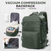 Vacuum Travel Backpack｜Save 30% Space with Compression, Carry-On Size, Wet