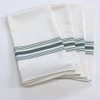 Fabric Textile Products, Machine Washable, 100% Cotton, Bistro Stripe Napkins
