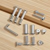 ddckj 21 Pcs Cabinet Connectors M4 (Barrel Nuts M4x10 Mm