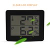 Indoor Room Digital Temperture Thermometer Humidity Humidometer Hygrothermograph (Black)