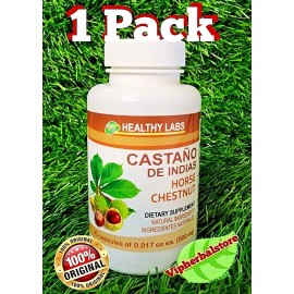 Healthy Labs Castano de Indias HORSE CHESTNUT 90 Capsules Varicose Veins Support Free Shipp