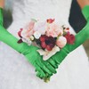 Long Satin Gloves Green, 1920s Opera Bridal Dance Gloves for