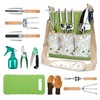 Grenebo All-in-One Garden Tool Set, 11-Piece Heavy Duty Gardening Tools