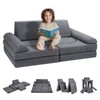 VEVOR Modular Kids Play Couch 10Pcs DIY Creative Toddler Sectional