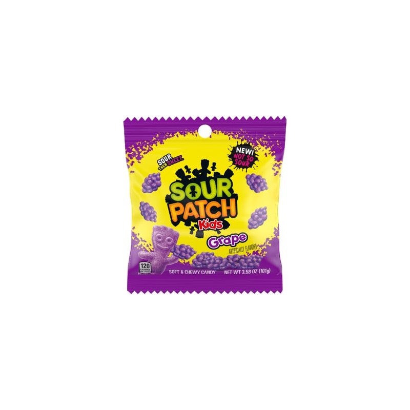 Sour Kids Grape, 3.58 Ounce Bags (Pack of 3)