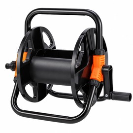 Portable Garden Hose Reel for Water Pipe Storage – Plastic Single-Arm Hose Coiler for Yard & Garden Organization