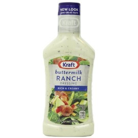 Kraft, Buttermilk Ranch Dressing, 16oz Bottle (Pack of 3)
