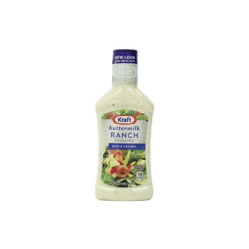 Kraft, Buttermilk Ranch Dressing, 16oz Bottle (Pack of 3)