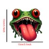 Funny Frog Car Decal, Monster Tongue Design, Waterproof Vehicle Sticker,