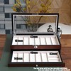 Bonaking Knife Display Case Two-Tier Pocket Knife Case Box Storage