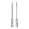 QUARKZMAN Pack of 2 T15 Security Torx Bit 1/4 Inch