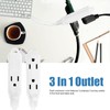 GREATIDE - Cable de extensión de 3 salidas de 10