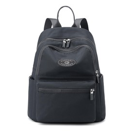 GFM® Waterproof Womens Nylon Backpack Rucksack - Holidays, Travel, Casual Day Use, Summer, Beach (EXC)(S5-Grey)(NBKP-0483-BH)