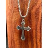 Trend Cross delicate Necklace 28'' Stainless Steel