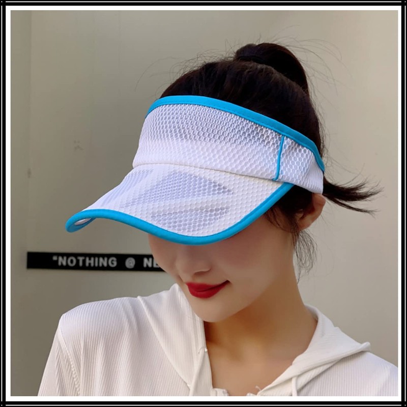 White Fang CA525 Women's Visor Sun Visor, Solid, Logo Hat,