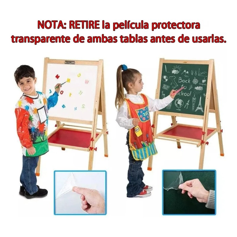 Pizarron Magnetico Caballetes Infantiles Niños Arte Juguete