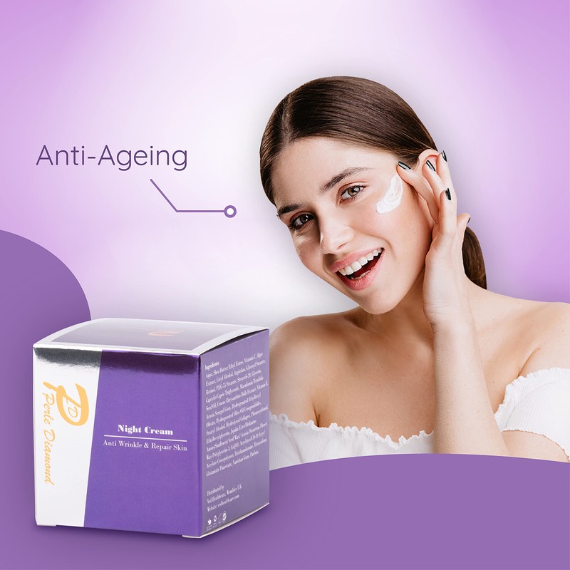 Pearl Diamond Night Cream, 50 g, Edition of Pearl Blue