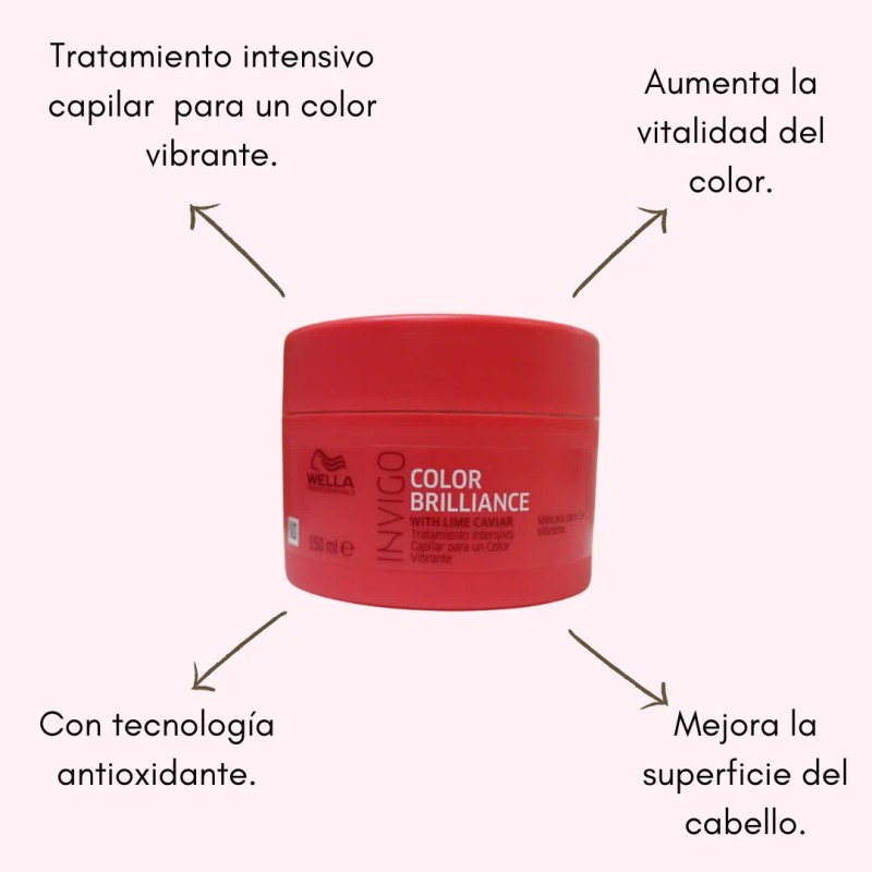 Tratamiento Capilar Para Un Color Vibrante 150ml Wella