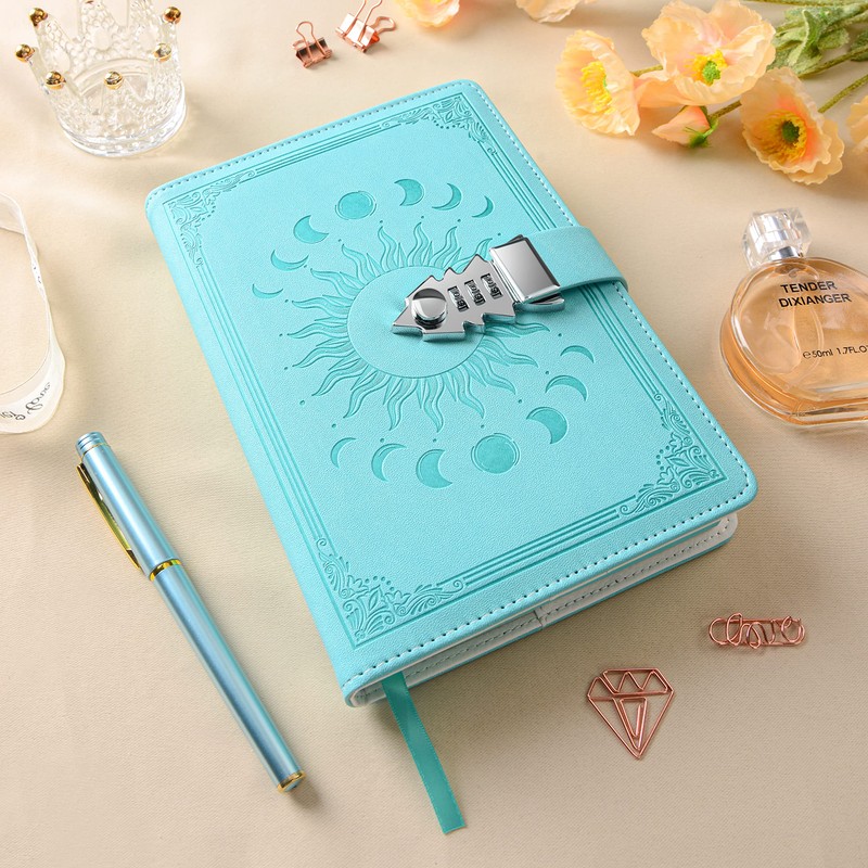 ZXHQ Diary with Lock for Women Girls, Colorful Lock Journal,