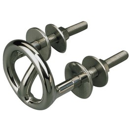 MarineNow Marine Transom Mount Ski Tow Boat Hook 316 Stainless Steel 2.5 inch Diameter