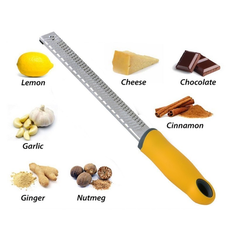 BNCHI Lemon Zester & Grater for Cheese, Ginger, Garlic, Nutmeg