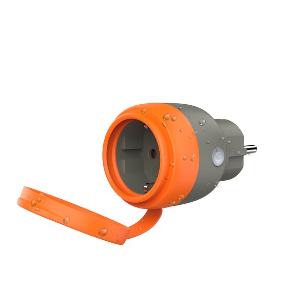 UCOMEN 16A Wlan Steckdose Outdoor, IP44 Wasserdicht Zeitschaltuhr Steckdose Kompatibel