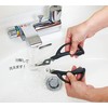 Kai KAI Seki Magoroku Flower Cutting Shears, Black, Approx. Width