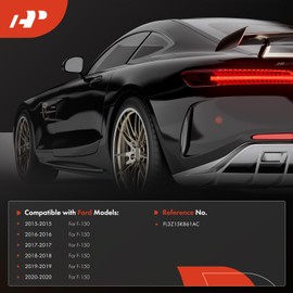 A-Premium Rear Inner Right Side Parking Assist Sensor Retainer Bezels Compatible with Ford Models - F-150 F150 2015 2016 2017 2018 2019 2020