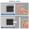 Magnetic Push Locks without Nail Installation Tonitrui Push to Open