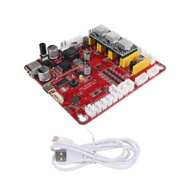 RATTMMOTOR CNC Controller Board 4 Axis GRBL Controller Board USB Port 12-24VDC CNC Router Engraving Machine Driver for DIY Mini CNC Wood Router Machine