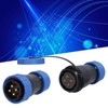 Aviation Plug Socket IP68 Waterproof Solderless Male Female Pair Connector