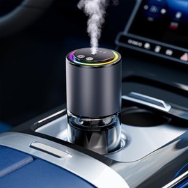 Smart Car Air Freshener Diffuser with RGB Music Sync Light