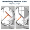 Professional Window Squeegee,2 in 1 Squeegee Window Cleaner with Long