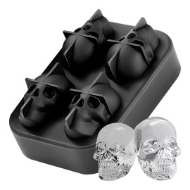 Mercader Digital Molde Silicón Calavera Cráneo Hielo Repostería Jabón Resina