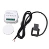Fafeicy Smart Electricity Meter with Clamp Power Consumption Monitor (Black)