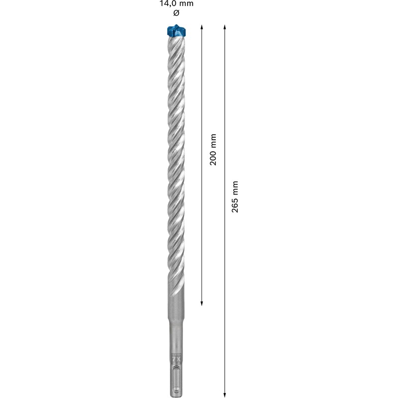 Bosch Professional 1x Expert SDS plus-7X Hammer Drill Bit (for