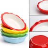 Lawei 4 Pack Ceramic Pie Pans, 6.5 inch Mini Pie