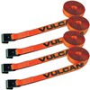VULCAN Winch Strap with Flat Hook - 2 Inch x